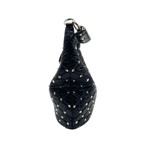 Bolsa Valentino Rockstud Spike Hobo Pequeño
