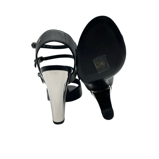 Sandalias Chanel Strappy Buckle T.36.5