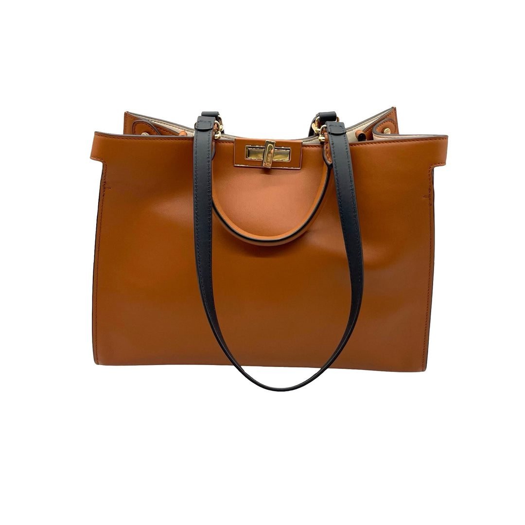 Bolsa Fendi Vitello Seta Century Small Peekaboo X-Tote