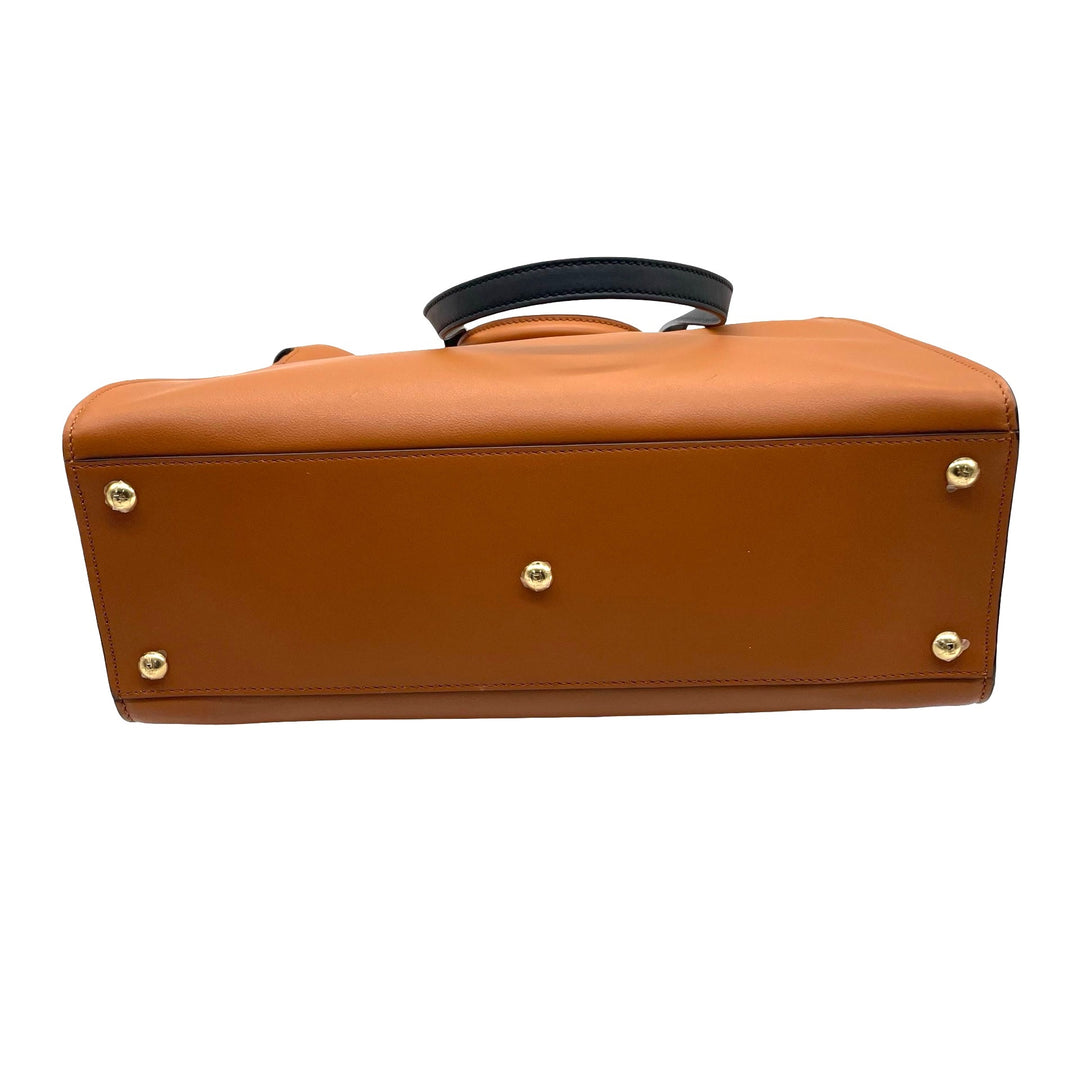 Bolsa Fendi Vitello Seta Century Small Peekaboo X-Tote