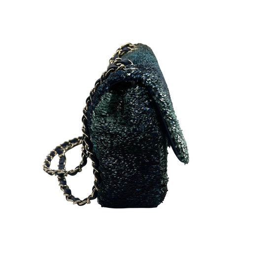 Bolsa Chanel Shaded Sequins Mediana