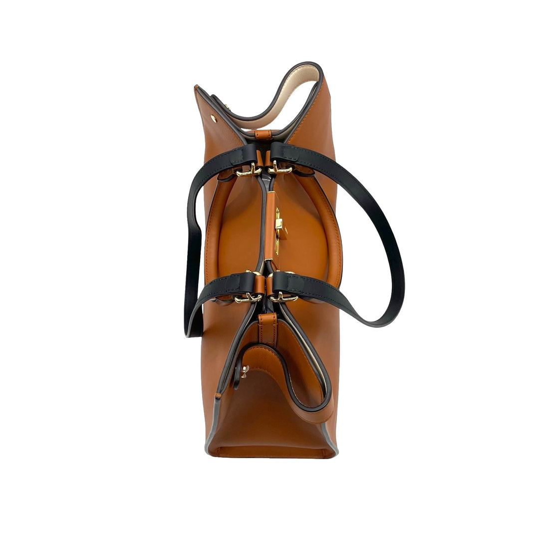 Bolsa Fendi Vitello Seta Century Small Peekaboo X-Tote