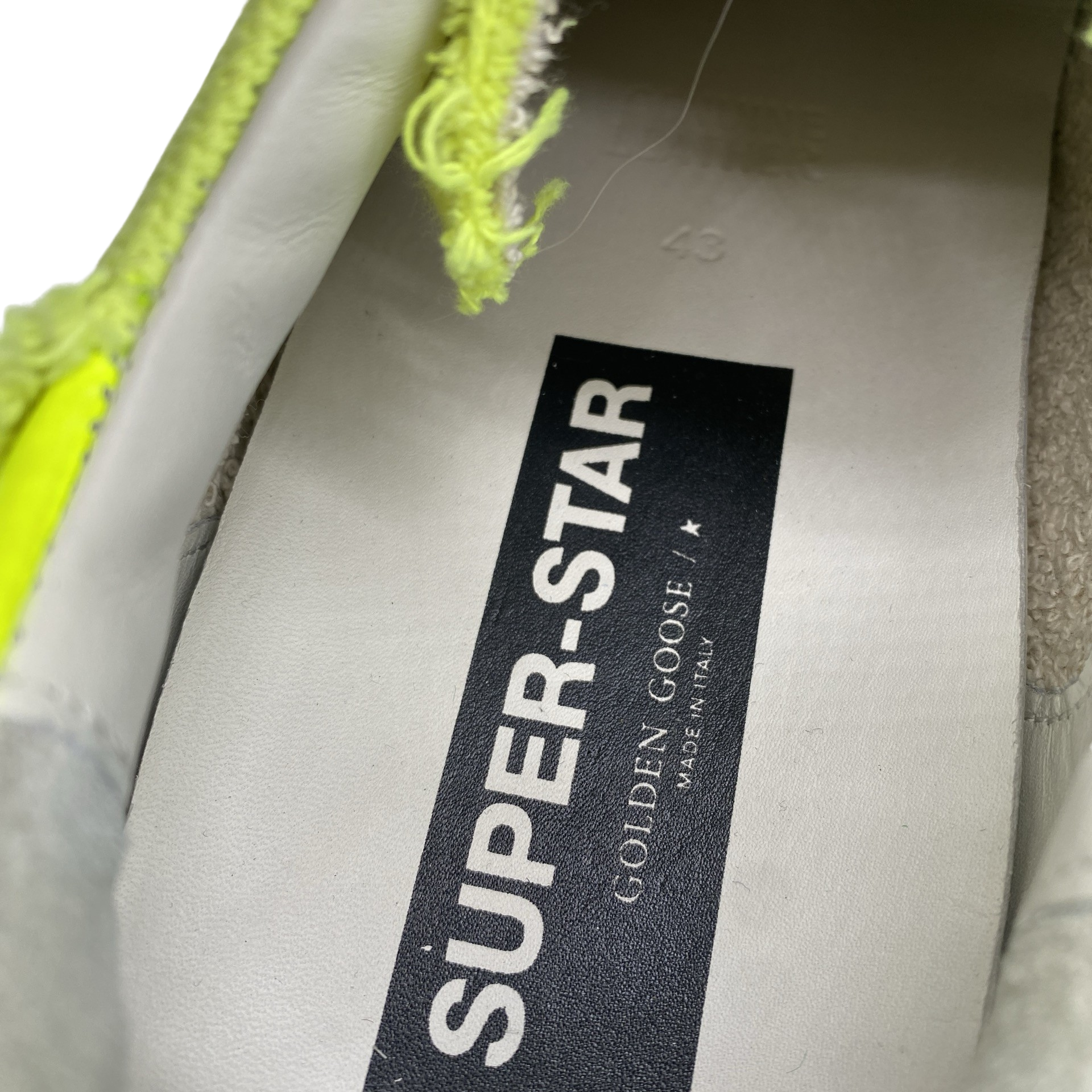 Golden goose top made in