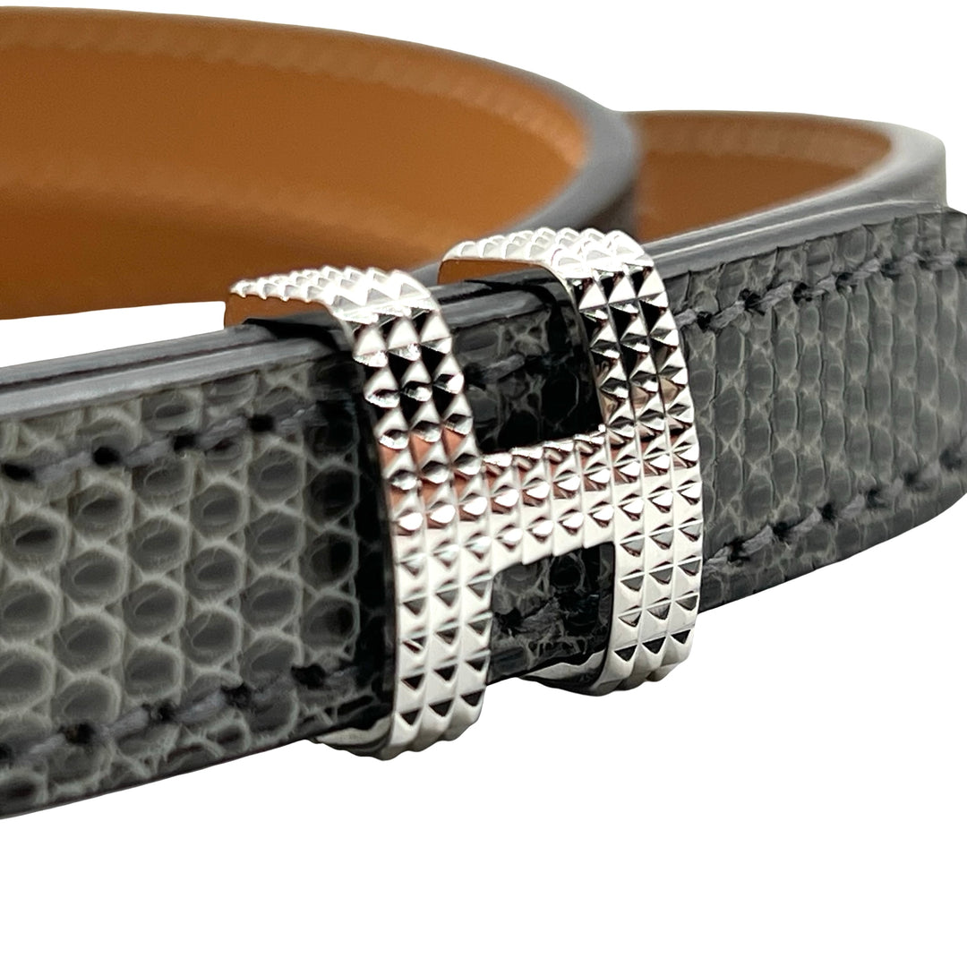 Cinturón Hermès Pop H Guilloché de cintura  T.80