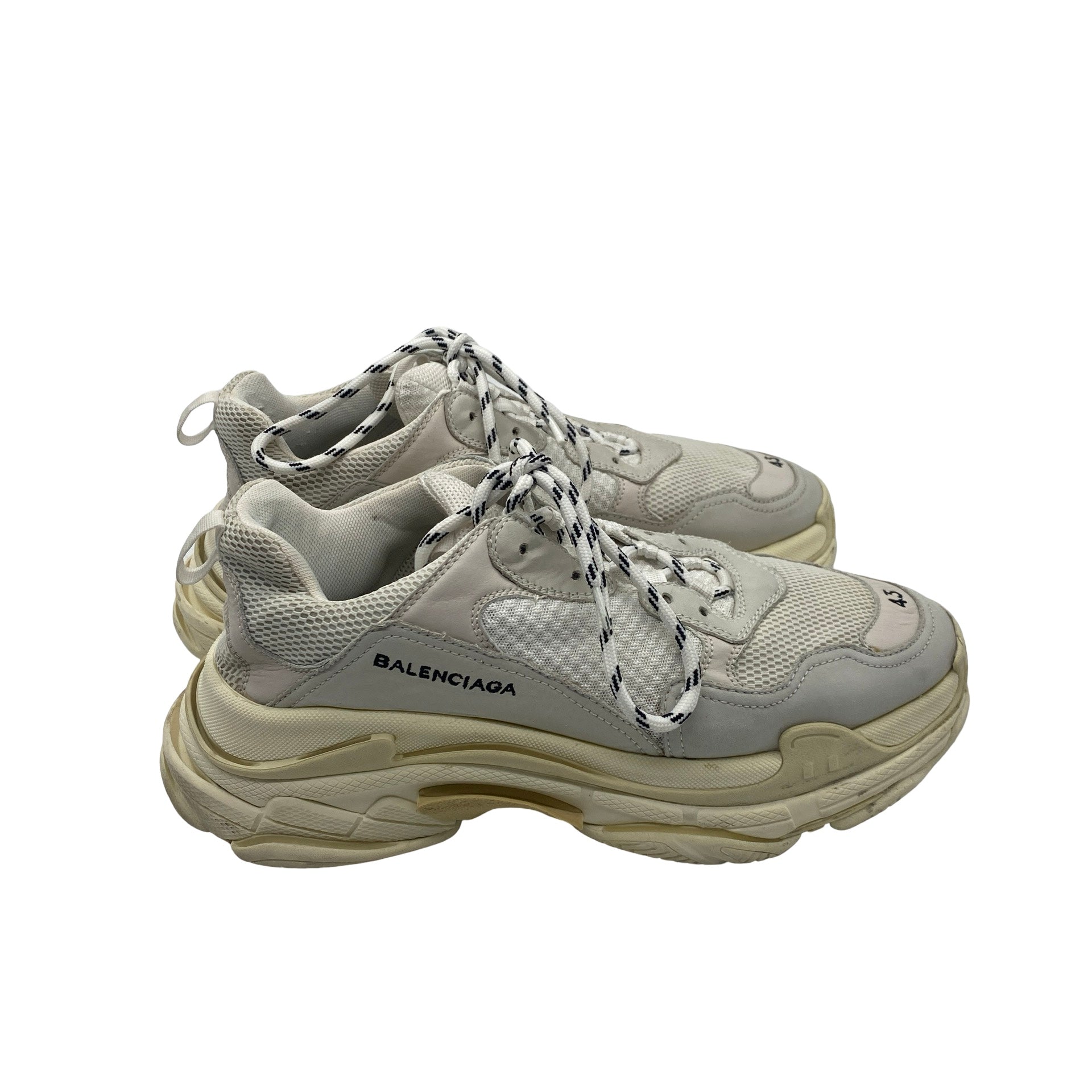 Grey balenciaga triple s best sale