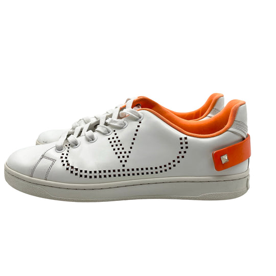 Tenis Valentino Two Tone Perforated Logo Sneakers T.39