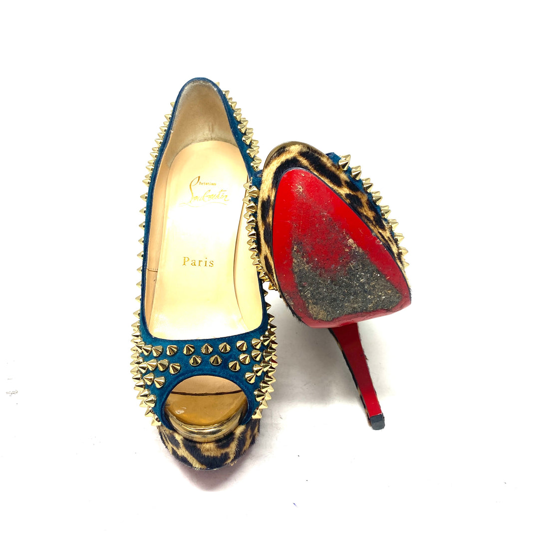 Pumps Christian Louboutin Lady Peep T.36.5