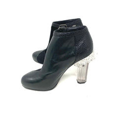 Botines Chanel Half d´Orsay Ice Block T.36.5