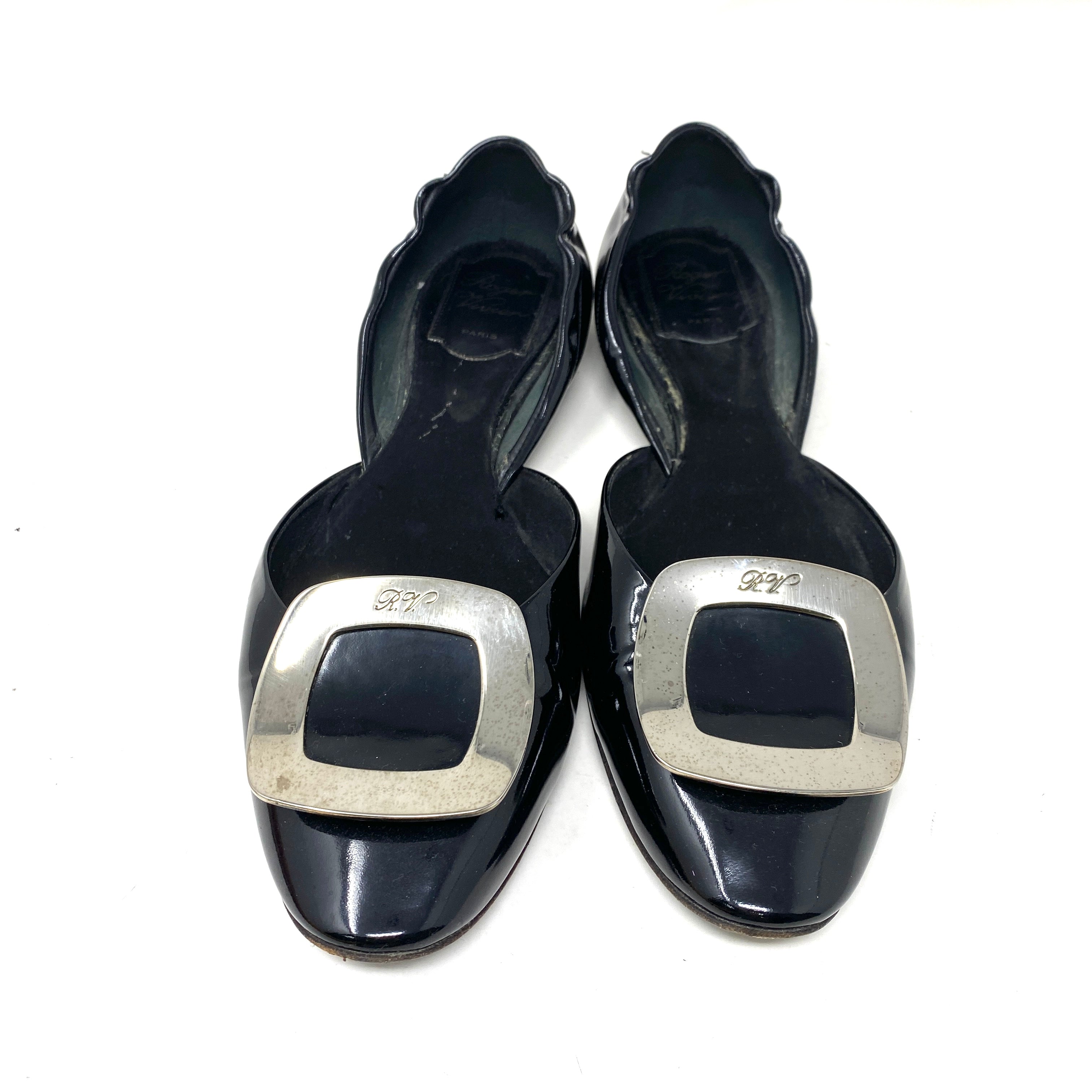 Flats Roger Vivier Trompette D`Orsay T.38